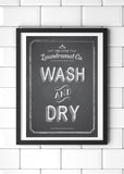 Wash And Dry Laundry Poster